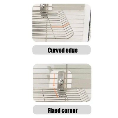 Bird Perch Stainless Steel Parrot Perch Plate Parakeets