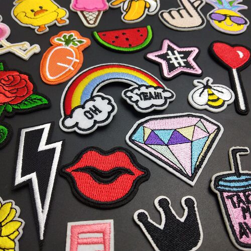 Cute Animal Badge ers DIY Embroidery Patches For Kids Clothi