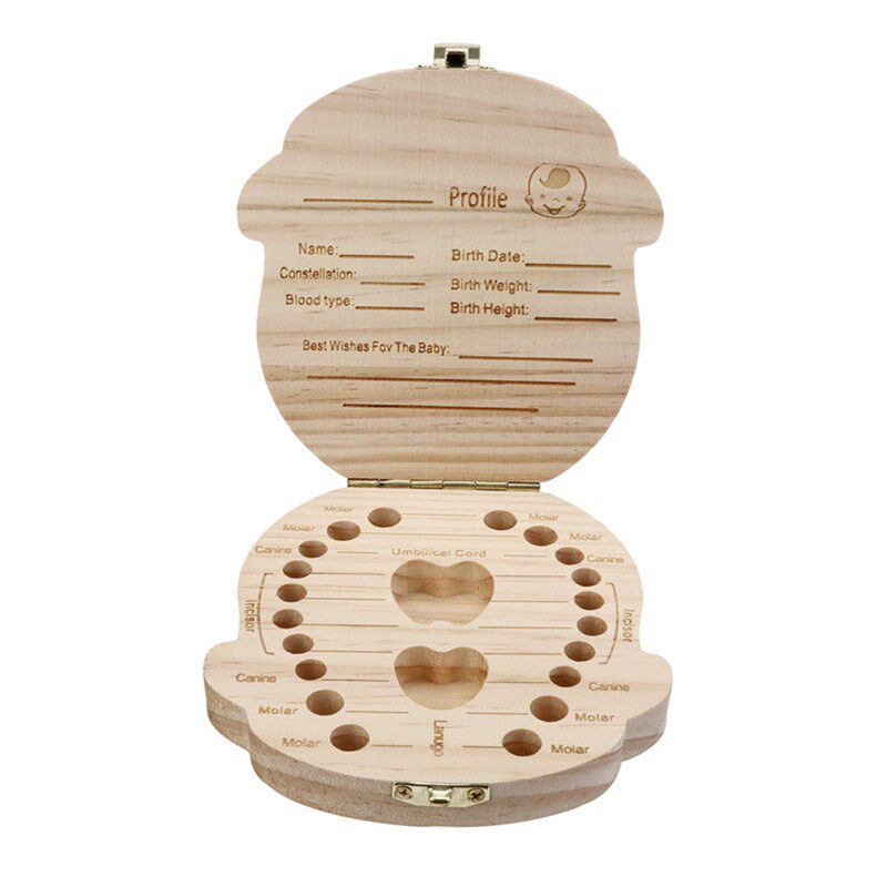 Tooth Box  Portugal/Turkish/Dutch/Greece/English text Organi - 实物图