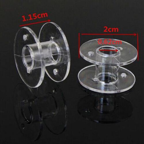 25Pcs Clear Sewing Machine Bobbins Spools Empty Bobbins Spoo