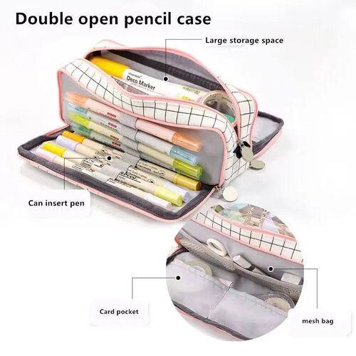 Large Capacity Pencil Case School Multifunction Pen Case Pen