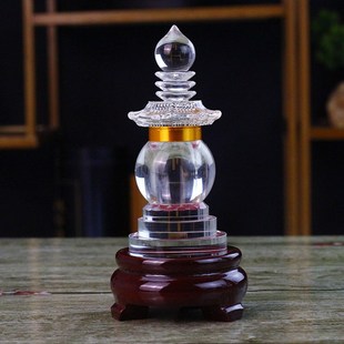 装藏供养舍利子甘露丸大号舍利塔小号嘎乌瓶佛塔供奉桌面密封摆件