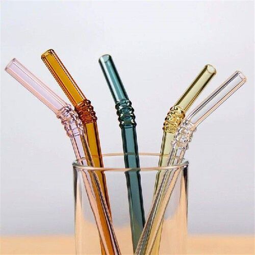 Drinking Glass Straws Reusable Metal Drinking Straws