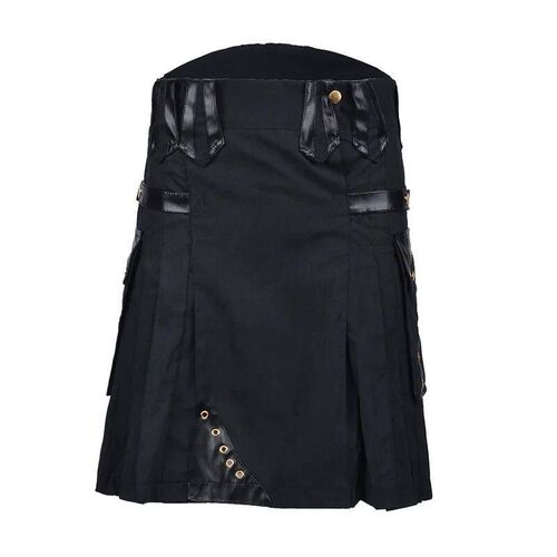 2023 New Scottish Mens Kilt Traditional Skirt Metal Classic