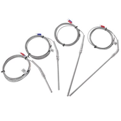 2m K Type Thermocouple Probe 50mm/100mm/150mm/200mm Stainles
