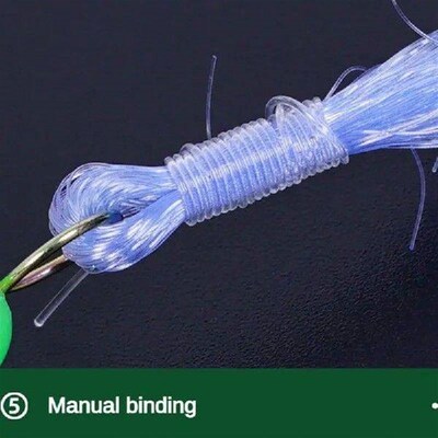 10PCS Multi Size Fishing Net Trap Mesh Luminous Bead