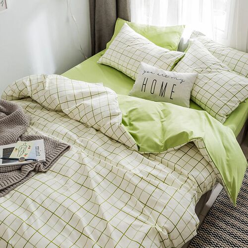 Internet Red Four-piece Set Single Quilt ver Bed Sheet Renfe