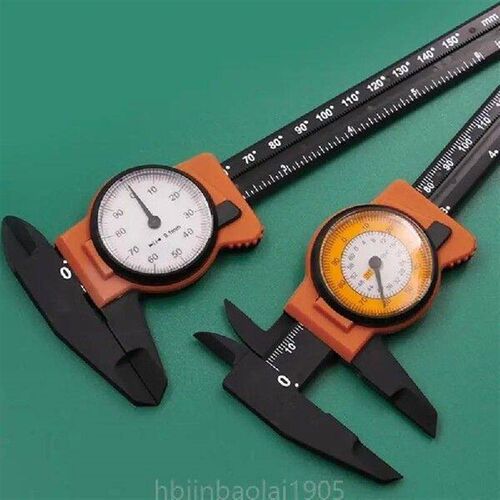E74E 150MM Plastic Dial Vernier Caliper Ruler Vernier