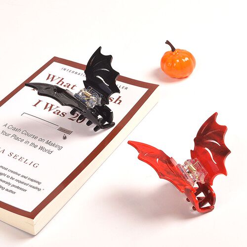 Bat Hair Claw Halloween Funny Catch Clip Female Back Head Pl