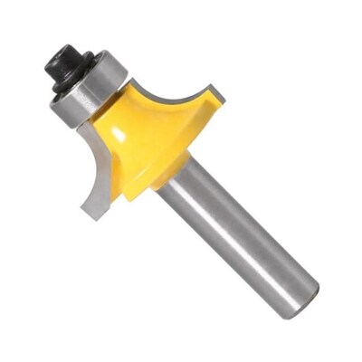 1/5PCS 8mm Shank Corner Round Over Router Bit with Bearing M