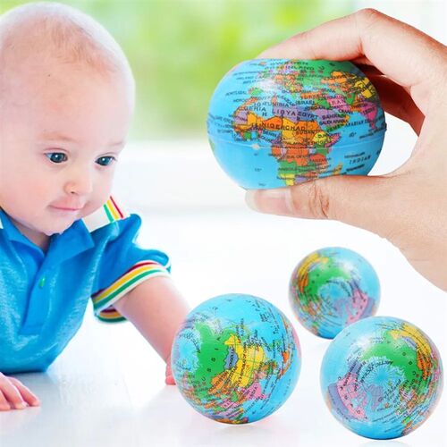 Funny Squeeze Toys Stress Relief PU Foam Squeeze Ball Hand W