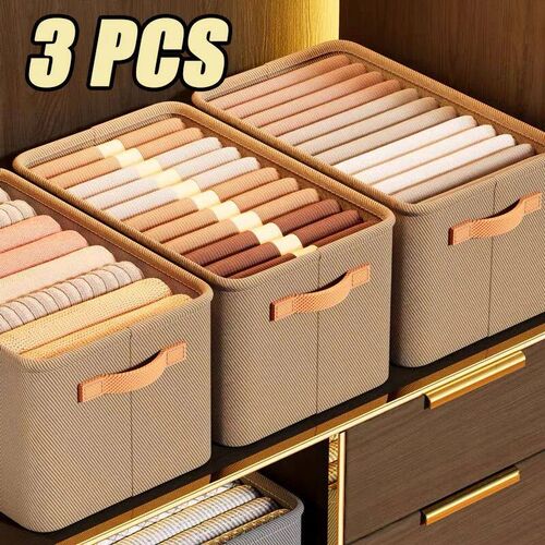 1/2/3PCS Collapsible Clothing Organizer Closet Clothes Pants