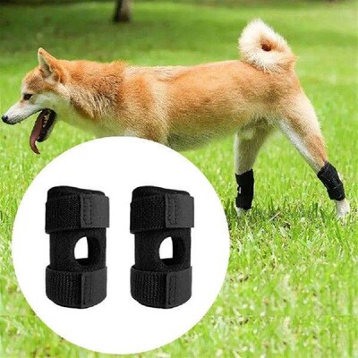 2pcs Soft Breathable Dog Knee Pads Pet Joint Protection