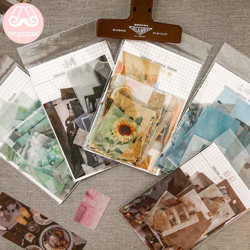 Mr.paper 8 Designs 70Pcs/lot Ins Style Artsy Photos Deco St