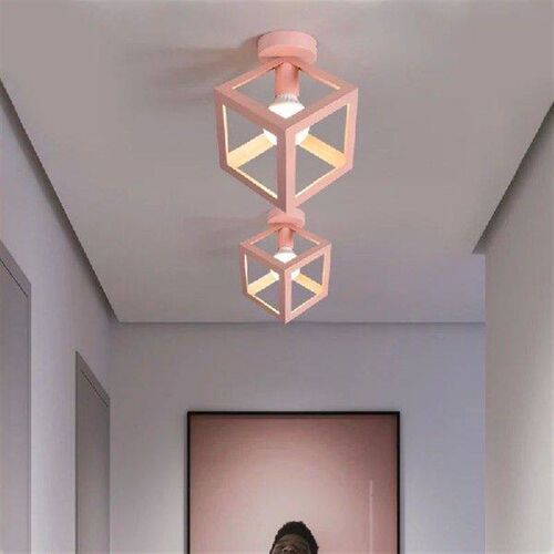 Pink Ceiling Lights Nordic Industrial Ceiling Lamp Led