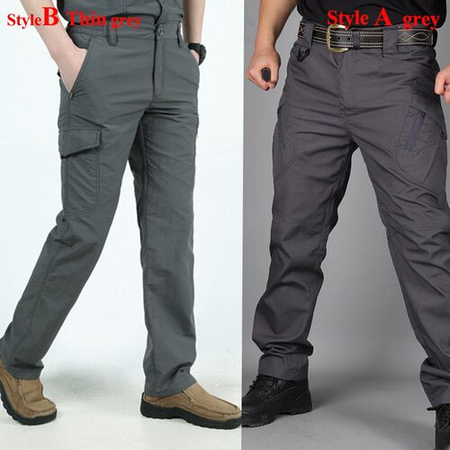 Tactical Cargo Pants Men Outdoor Waterproof SWAT Combat Mili
