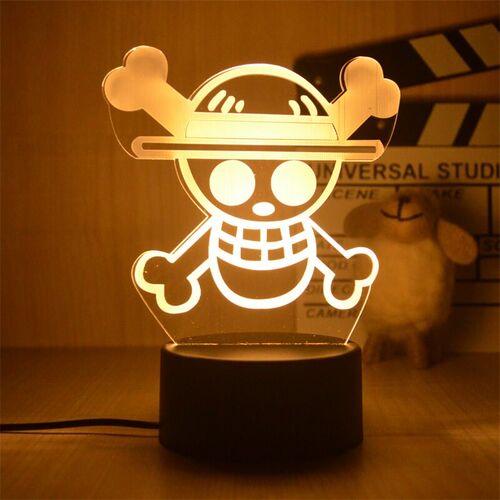 New.3D LED Night Light Roronoa Zoro Figure Toys Table Lamp H