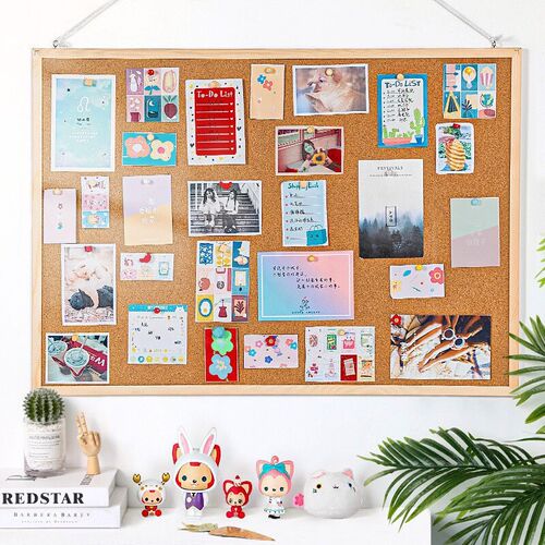 Office Teaching Cork Nail Board Decorative Board Wall