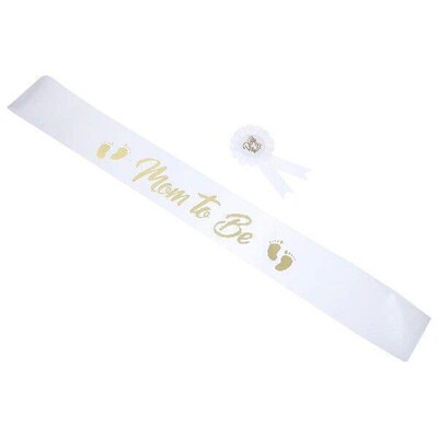 Party Strap Badge Dad Gift to Be Baby Shower Decorations