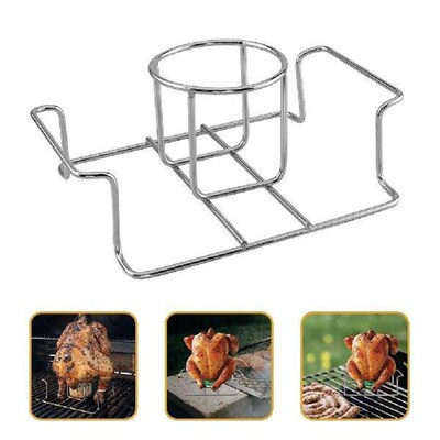 Folding Chicken Rack Roasting Pan Multi-use Turkey Roaster