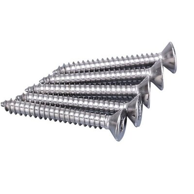 265Pcs/Set 304 Stainless Steel Flat Head Self Tapping Screw