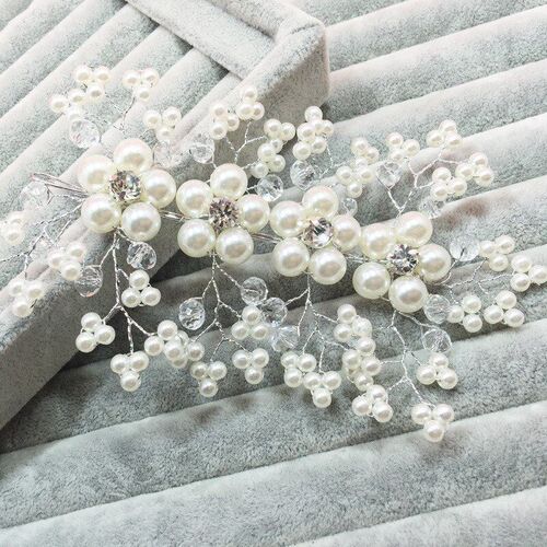 Korean Bride Wedding Studio Photography Hair Comb Handmade P