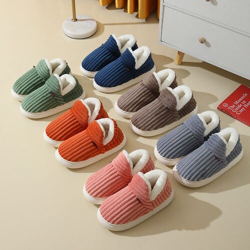 All-inclusive Heel Cotton Shoes For Women Indoor Home Use Th