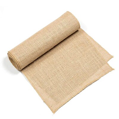 Vintage Burlap Hessian Table Runner Natural Jute Country Wed