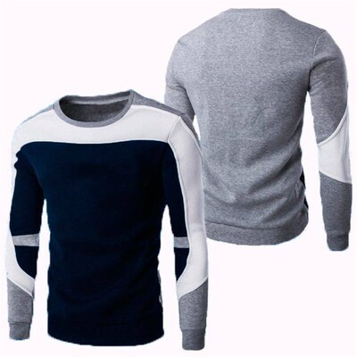 Mens Coat Vests Fashion 3 Color Stitching Mens Casual Kore