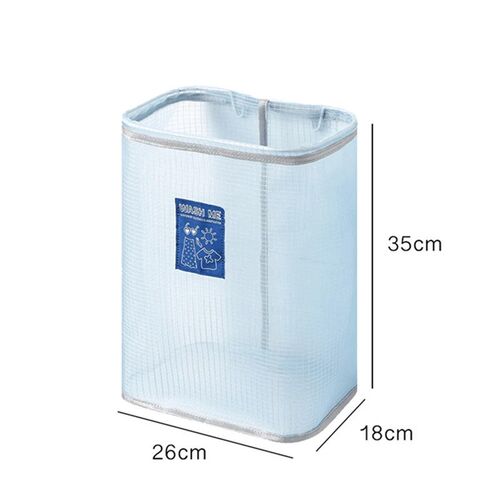 Foldable Wall Mounted Laundry Basket Dirty Clothes Storage B
