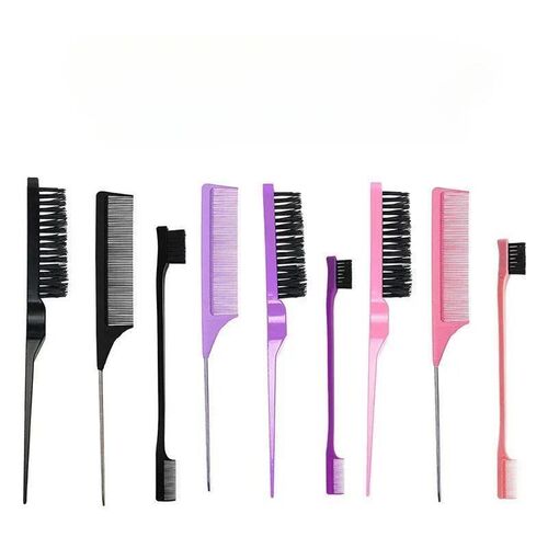 3pcs Double-Sided Edge Control Brush Barbershop