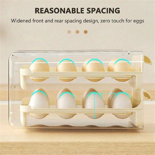 Egg Freshness Organiser Drawer Universal Space-Saving Eggs