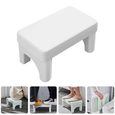 Poop Stool for ture Toilet Adult Step Squat Foldable