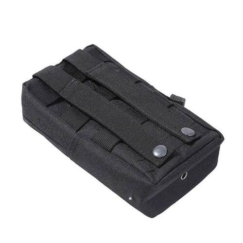 Outdoor Tactical Molle Waist Bag 1000D Oxford Black Storage