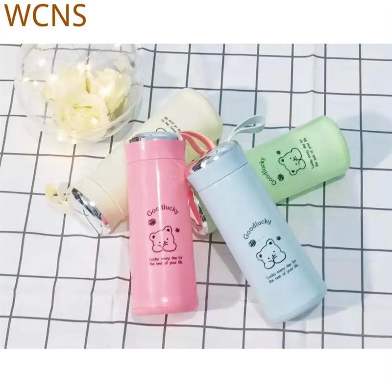 Tumbler 280ml Cute Bear Children Gift Coffee Cup Bear  Hot W - 实物图