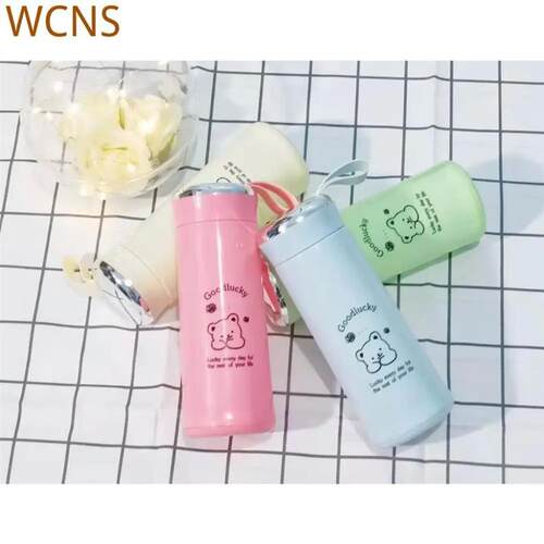 Tumbler 280ml Cute Bear Children Gift Coffee Cup Bear  Hot W