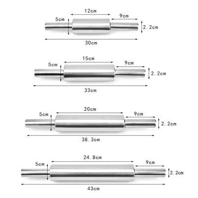 Rolling Pin Pastry Dough Roller Pizza Noodles Baking Tools