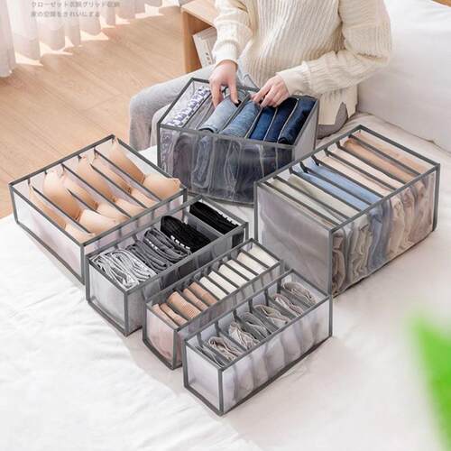 Folding Closet Organizer Underwear Drawer Storage Box Clothe