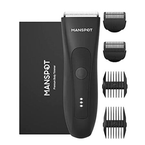 MANSPOT Manscape Groin Hair Trimmer for Men, Electric Bal