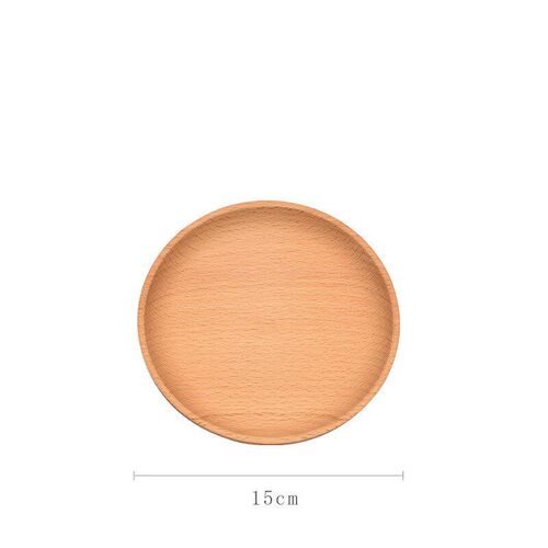Wooden Round Tray Ins Style Simple Fashion Fruit Plate Livin