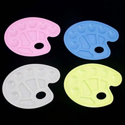 1Pcs Paint Tray Artist Watercolor Pigment Palette Plastic Pl