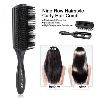 Hairstyle Comb Hairdressing Comb Nine Row Curly Hairstyle Ma