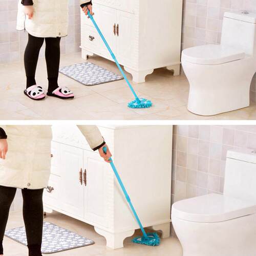 180 Degree Rotatable Adjustable Triangular Cleaning Mop Home