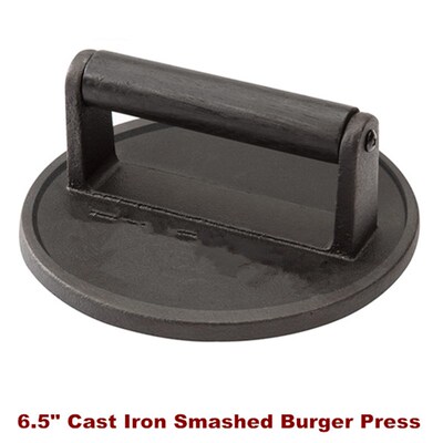 Cast Iron Smashed Burger Press Burger Tool for Grill