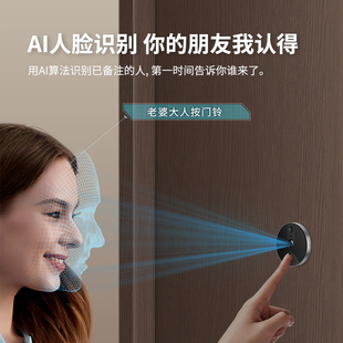 鹿客可视门铃智能猫眼ctx电子猫眼带摄像头门口监控