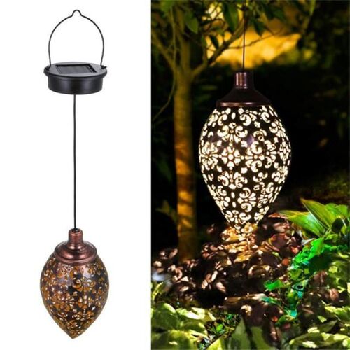 Hanging Solar Lantern LED Solar Lanterns Outdoor Garden Lig