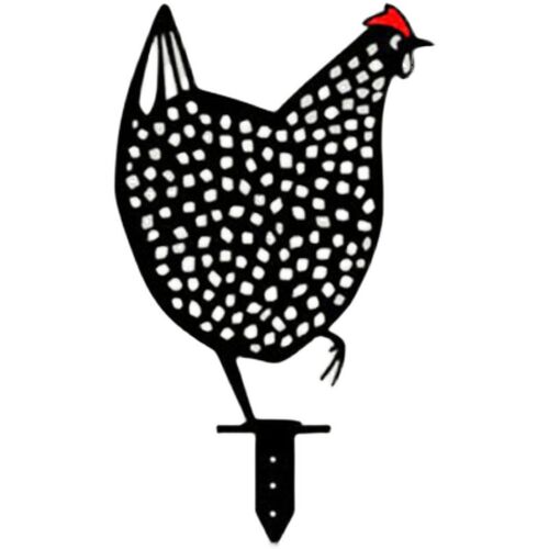 亚克力Chicken Yard Art创意花园摆放鸡家庭仿真小摆件草坪装饰
