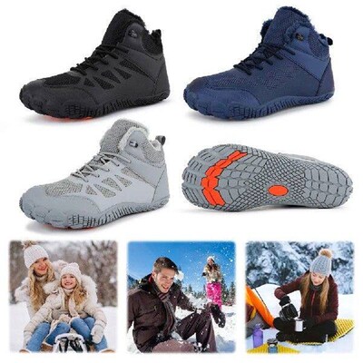 Womens Mens Barefoot Shoes Waterproof Hiking Boots