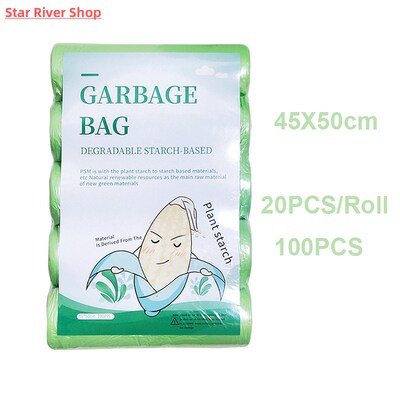 Biodegradable Garbage Bags Ecological Products Disposable Fo