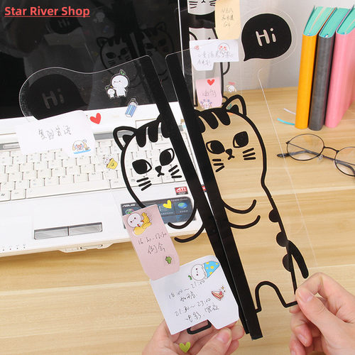 1pcs cartoon animals Convenient memo Computer message board